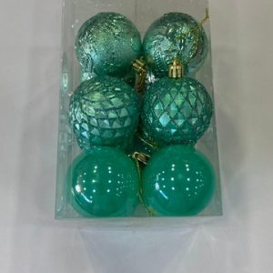 Assorted Ball Decorations - Green