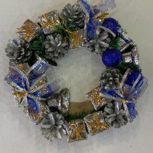 Bow Wreath - Blue