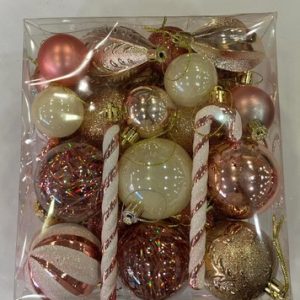 Pack of Assorted Decorations - Rose Gold_Gold